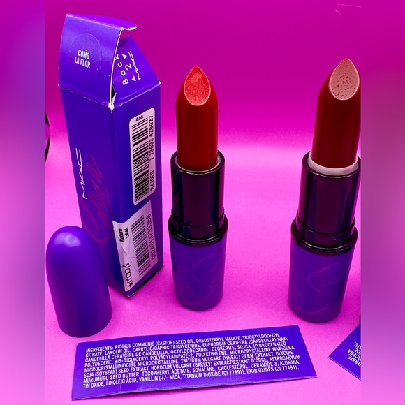 MAC X 2 SELENA LIPSTICKS in Como La Flor & Dreaming of You New in box Authentic - Picture 8 of 16